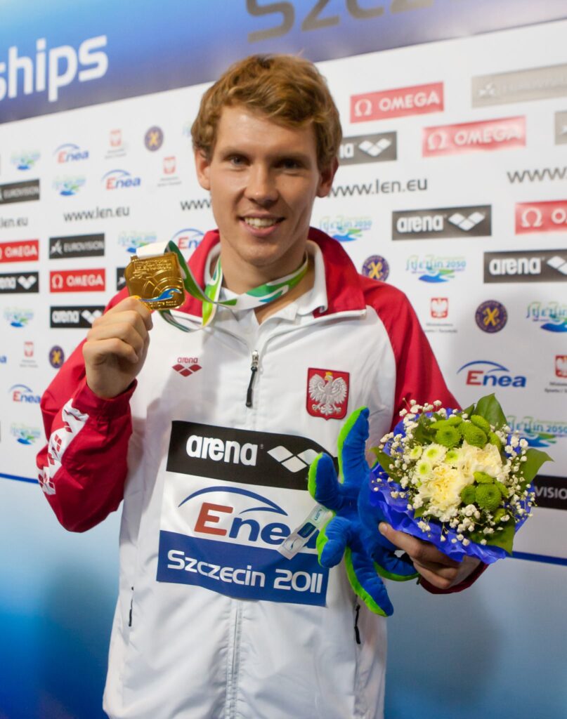 Mistrz Europy na dystansie 1500m na krótkim basenie